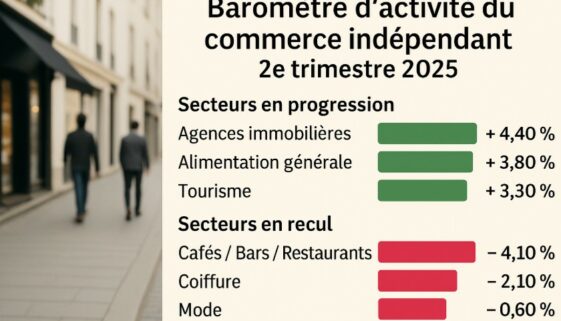 activité commerce 2eme trimestre 2025