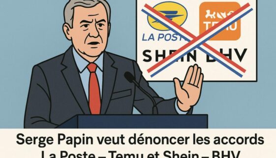Serge Papin veut dénoncer les accords La Poste – Temu et Shein – BHV