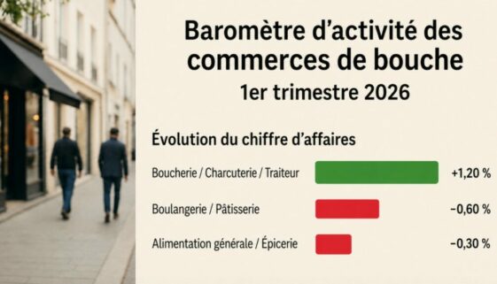 chiffre commerce alimentaire 1er trimestre 2026