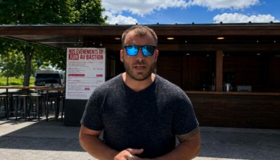 Yannick Pitton, patron de la brasserie Le Bastion à Lectoure